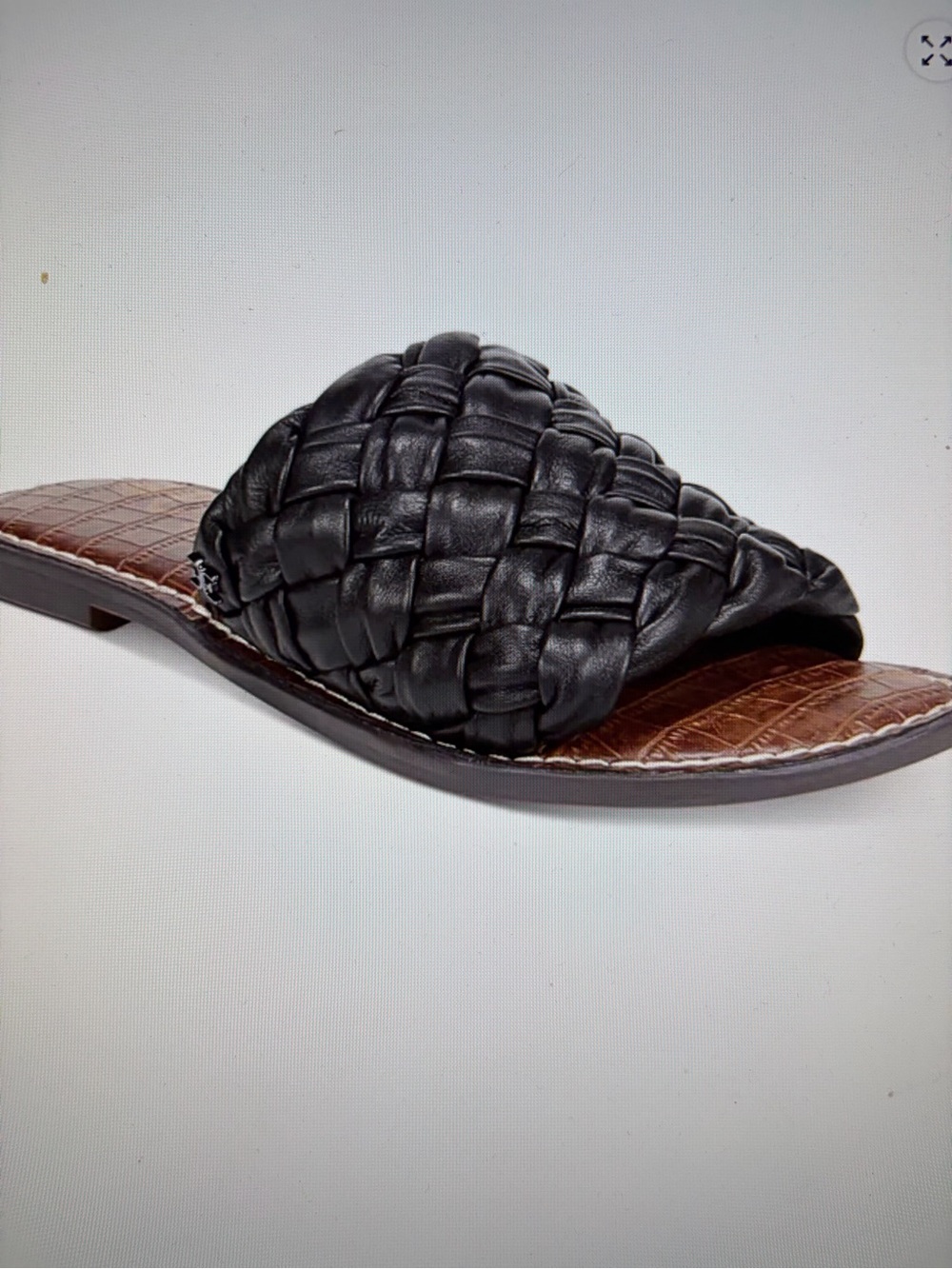 SAM EDELMAN WOMEN'S GRIFFIN WOVEN SLIDE SANDALS